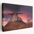 Large canvas print of New Mexico scenery in earth tones, ideal for kitchen wall art.