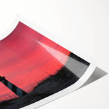 Extra large rolled print featuring line art flowers in muted earth tones, ideal for large living room wall art.