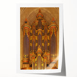 Extra large rolled print of Durham, North Carolina skyline featuring muted pastel colors, ideal for art wall dining room.