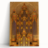 Black and white stretched canvas of Durham, North Carolina skyline, ideal for kitchen wall art.