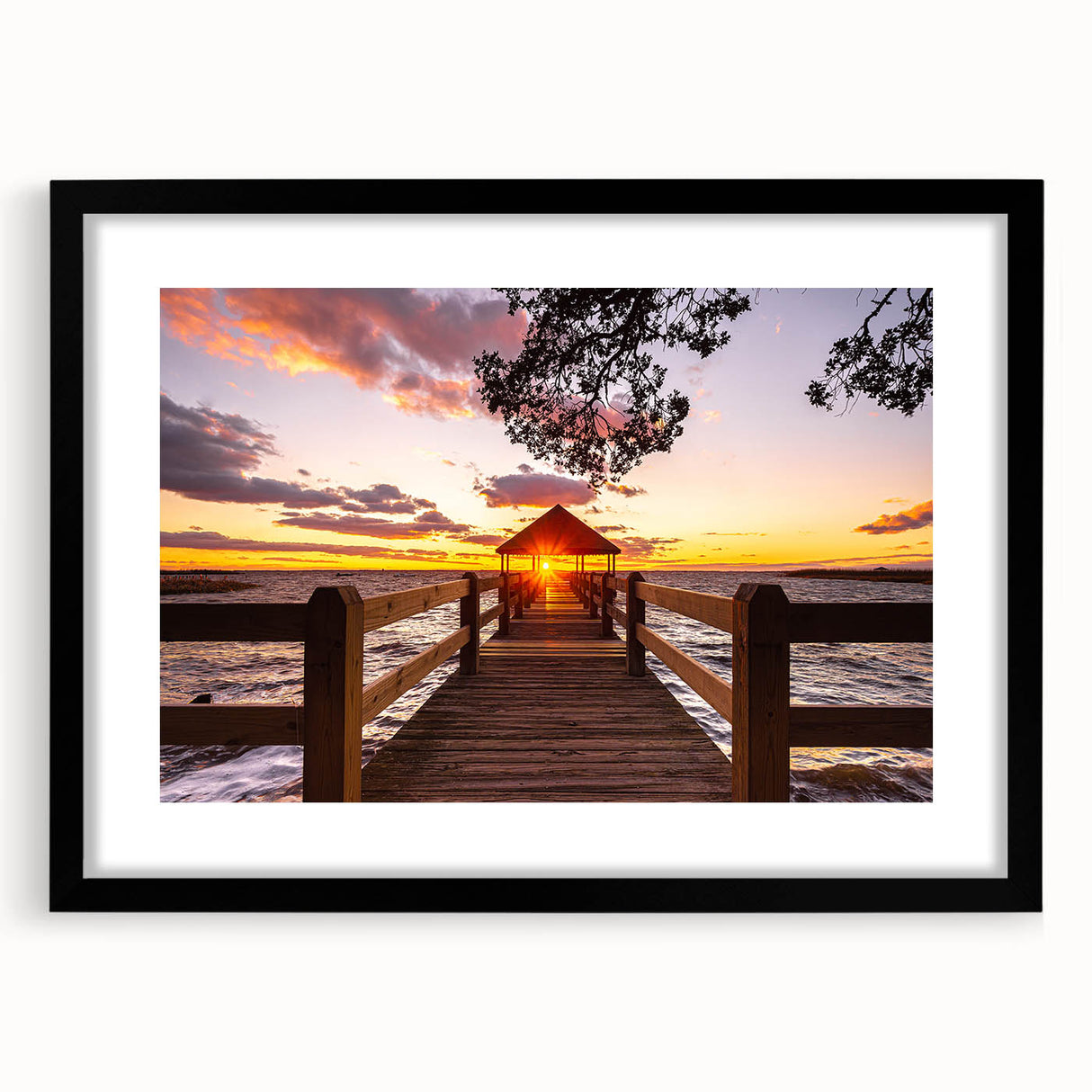Abstract art print of the Outer Banks in vibrant colors on a large textured canvas, ideal for living room decor.