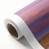 Art Deco style Oklahoma scenery on rolled canvas, featuring soft pastel colors, ideal for nursery wall art.