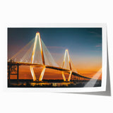 Extra large rolled print of South Carolina scenery with vibrant floral elements, ideal for art wall dining room.