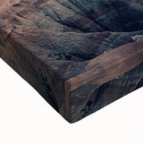 Black and white landscape art painting of the Badlands on stretched canvas, suitable for bedroom wall decor.