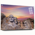 Acrylic print of Mt. Rushmore in natural colors, ideal for enhancing dining room or bedroom walls.