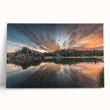 Black and white photo of South Dakota scenery on stretched canvas, suitable for kitchen wall art or bedroom ambiance.