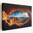 Large canvas print of Canyonlands National Park with warm earth tones, ideal for kitchen wall art.