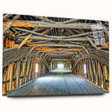 Large abstract depiction of Vermont scenery in muted earth tones on acrylic glass, suitable for bedroom or dining room art.