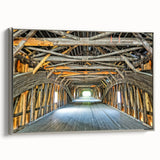 Landscape art painting of Vermont scenery in muted earth tones on a framed canvas, suitable for living room decor.