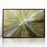 Large abstract wall art depicting the Olympic landscape in muted earth tones on a framed acrylic.