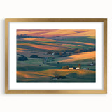 Extra large abstract art print of Palouse, Washington.
