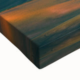 Black and white landscape art painting of Palouse, USA on stretched canvas, ideal for bedroom wall decor.