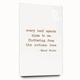 Large abstract wall art on acrylic glass depicting autumn colors, ideal for bedroom or dining room decor.