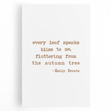 Large black and white abstract depiction of fall on stretched canvas, suitable for kitchen wall art.