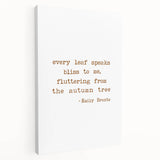 Autumn-themed landscape on large stretched canvas with warm orange and red tones, suitable for kitchen wall art.