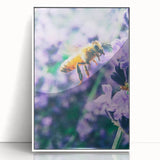 Art deco poster featuring a spring theme with pastel colors on a framed acrylic, ideal for nursery wall decor.