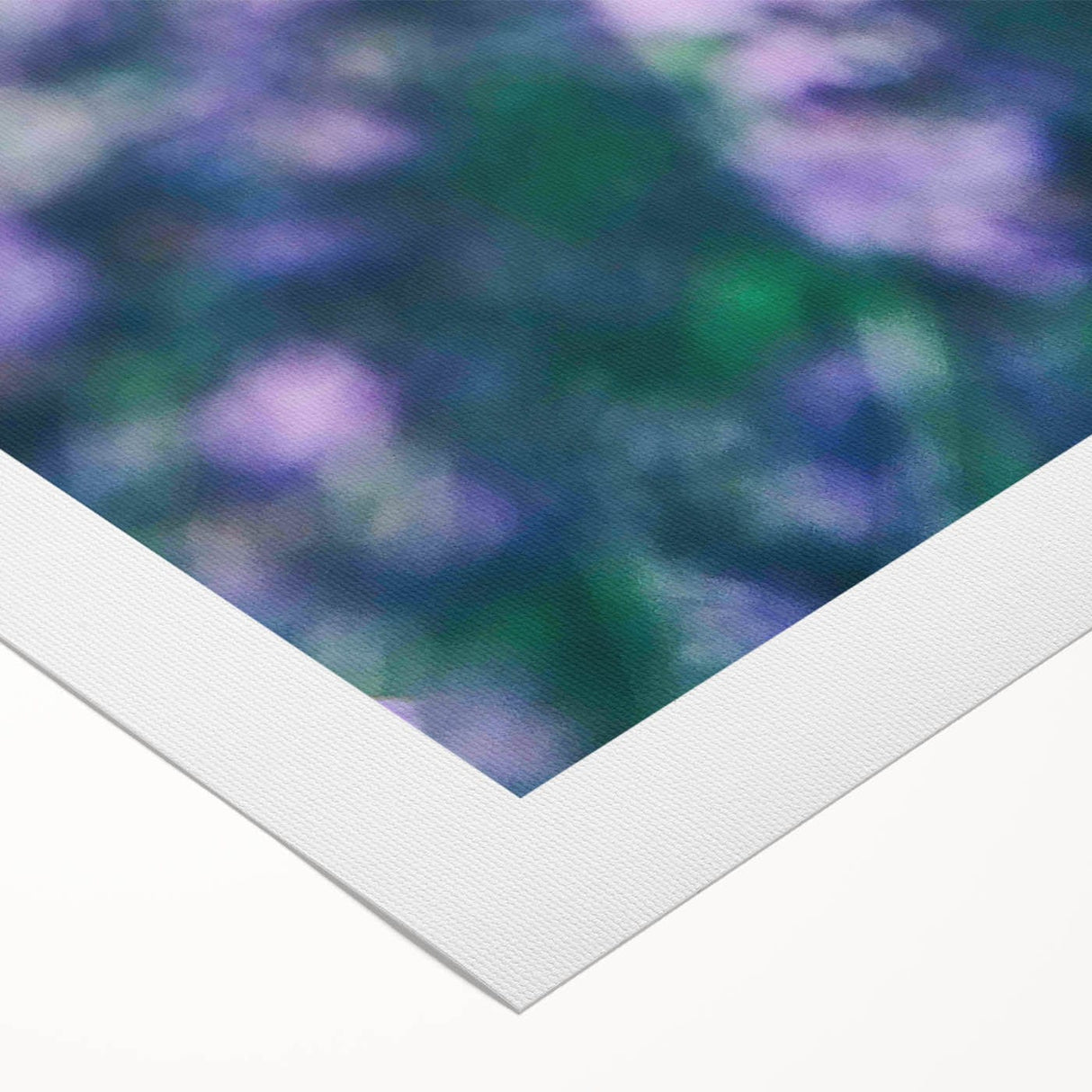 Art deco poster featuring a stylized spring scene in pastel colors on rolled canvas, suitable for dining room walls.