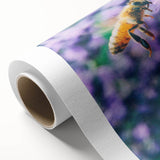 Art deco poster of spring season with pastel colors on rolled canvas, ideal for nursery wall art.