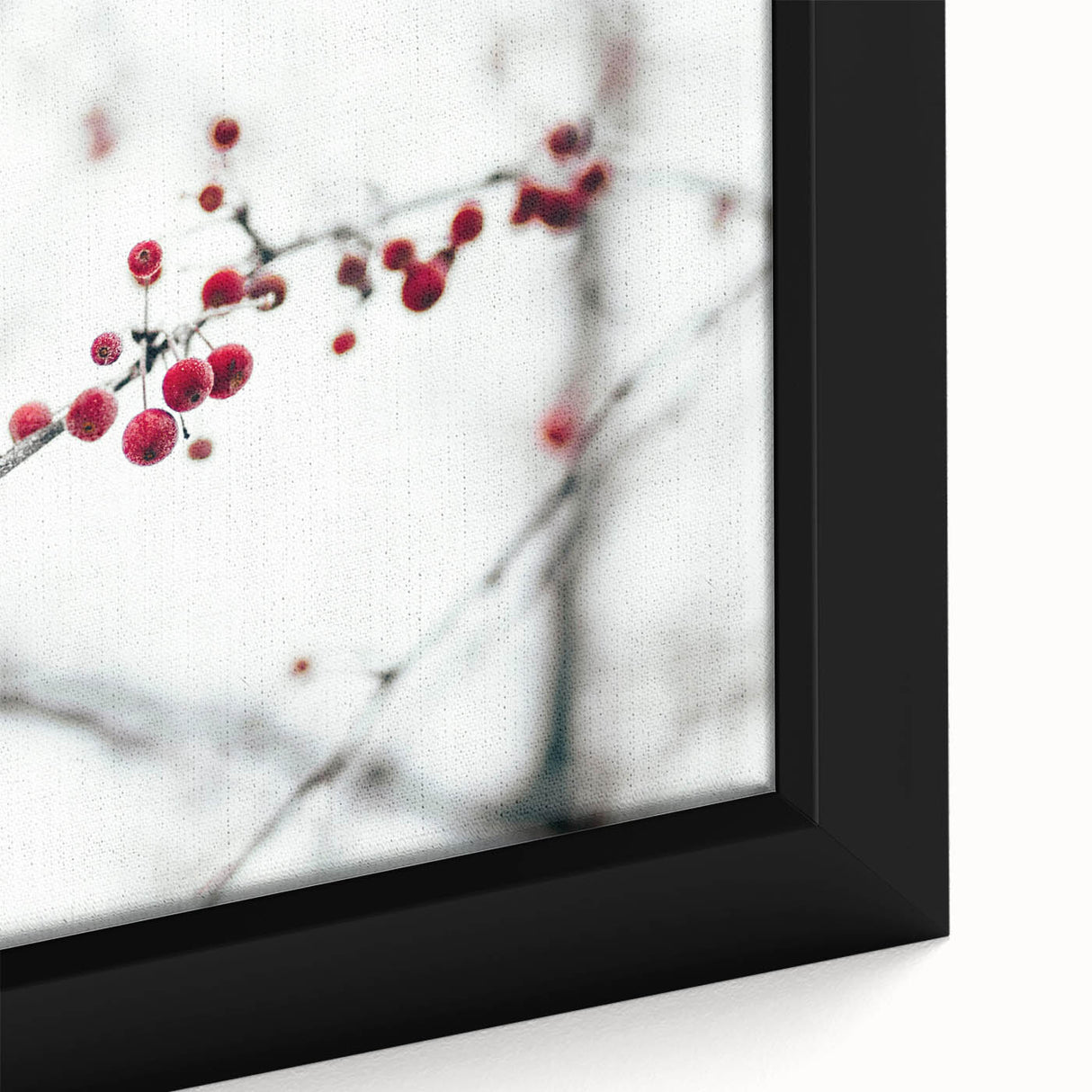 Framed canvas featuring a textured black wall art with colorful accents, ideal for living room decor.