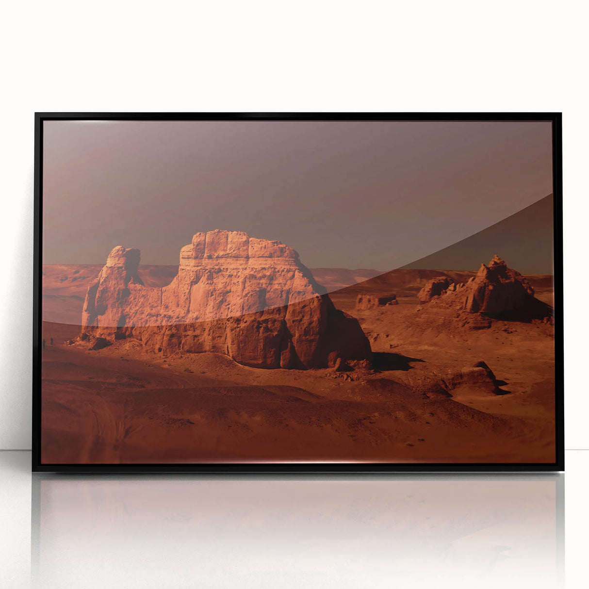 Mars Landscape Wall Art - NASA Space Exploration Canvas Print