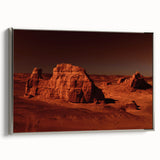 Mars Landscape Wall Art - NASA Space Exploration Canvas Print