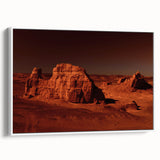 Mars Landscape Wall Art - NASA Space Exploration Canvas Print