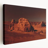 Mars Landscape Wall Art - NASA Space Exploration Canvas Print