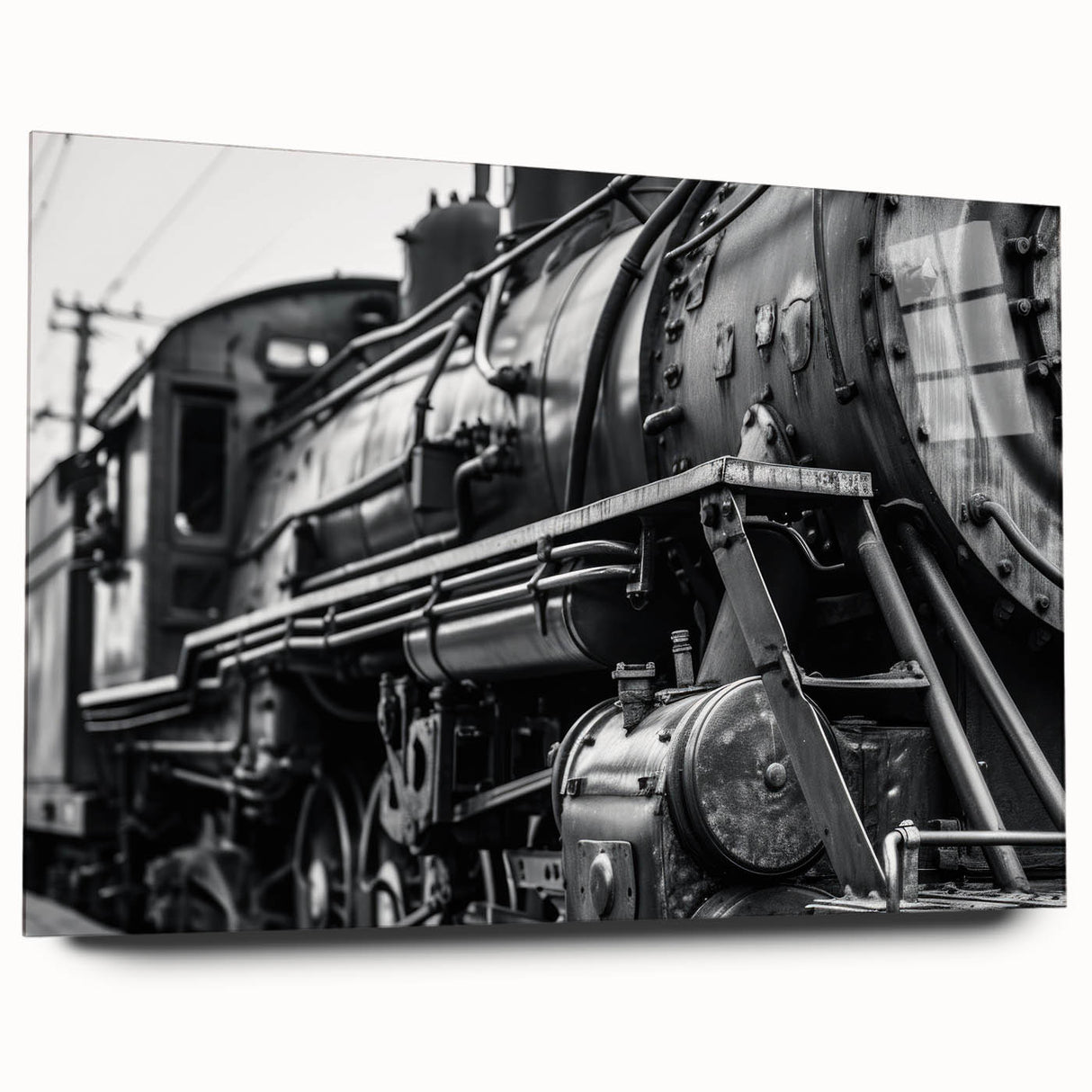 Large abstract wall art featuring a blend of vibrant colors on acrylic glass, ideal for bedroom or dining room decor.