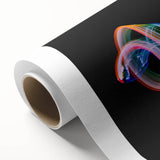 Neon Light Swirl Wall Art – Dynamic Abstract Modern Photography