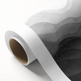 Large Bedroom Wall Decor – Abstract Black & White Landscape Art