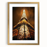 Extra large abstract art print featuring textured swirls in gold and white, framed, suitable for living room decor.