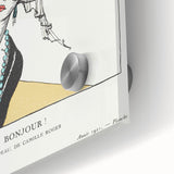 Chic Art Deco Wall Art – Elegant Woman in Stylish Hat and Jewelry