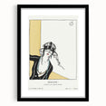 Chic Art Deco Wall Art – Elegant Woman in Stylish Hat and Jewelry