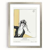 Chic Art Deco Wall Art – Elegant Woman in Stylish Hat and Jewelry