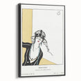 Chic Art Deco Wall Art – Elegant Woman in Stylish Hat and Jewelry