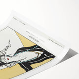 Chic Art Deco Wall Art – Elegant Woman in Stylish Hat and Jewelry