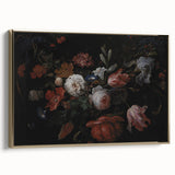 Baroque Art - Opulent Floral Still Life in Rococo Style Wall Art Print