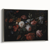 Baroque Art - Opulent Floral Still Life in Rococo Style Wall Art Print