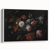 Baroque Art - Opulent Floral Still Life in Rococo Style Wall Art Print