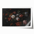 Baroque Art - Opulent Floral Still Life in Rococo Style Wall Art Print