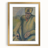Expressionist Agitator Portrait - Modern Expressionism Wall Art Print