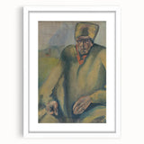 Expressionist Agitator Portrait - Modern Expressionism Wall Art Print