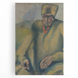 Expressionist Agitator Portrait - Modern Expressionism Wall Art Print