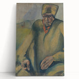 Expressionist Agitator Portrait - Modern Expressionism Wall Art Print