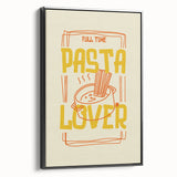 Black and white vintage poster art on framed canvas depicting assorted dishes, ideal for bedroom wall decor.