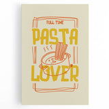 Black and white canvas of various food dishes, ideal for kitchen wall art.