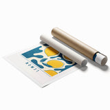Extra large rolled print featuring a variety of vibrant, colorful fruits.