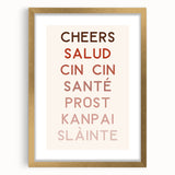 Extra large, abstract art print featuring textured swirls in muted gold and cream, framed with a golden mat.