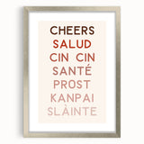 Textured abstract art print with neutral and earth tones on a framed canvas, ideal for bedroom wall decor.