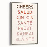 Landscape art painting of a colorful rural setting on framed canvas, ideal for kitchen wall decor.